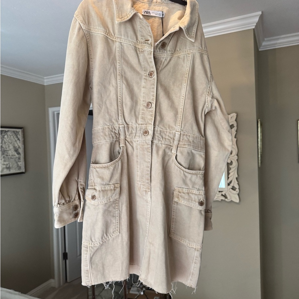 Zara NWT Women's Denim Dress